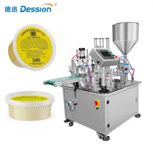 automatic skincare filling machine shea butter filling and sealing machine